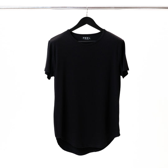 Curved Hem Short Sleeve