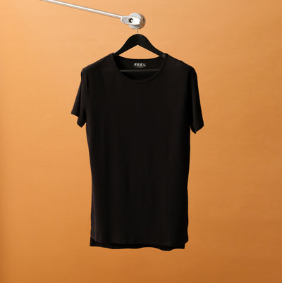 Split Hem Short Sleeve