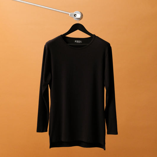 Split Hem Long Sleeve