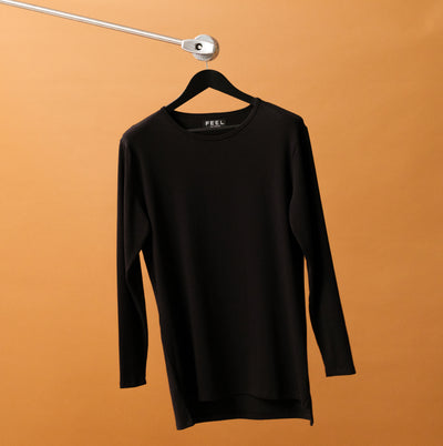 Split Hem Long Sleeve