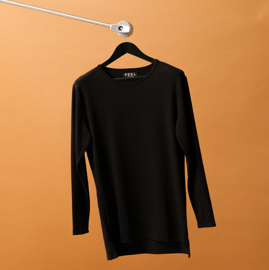 Split Hem Long Sleeve