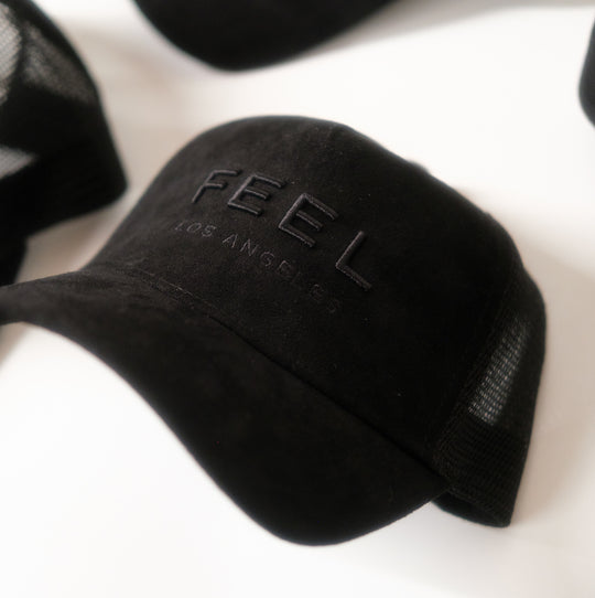 Suede Feel Los Angeles Trucker Hat