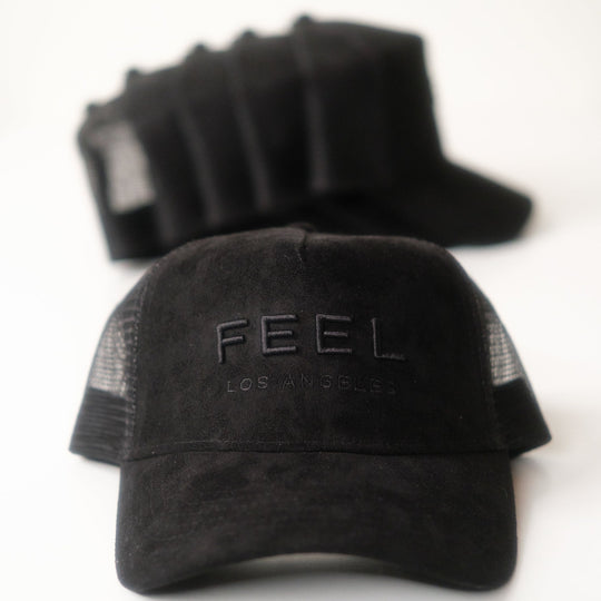 Suede Feel Los Angeles Trucker Hat